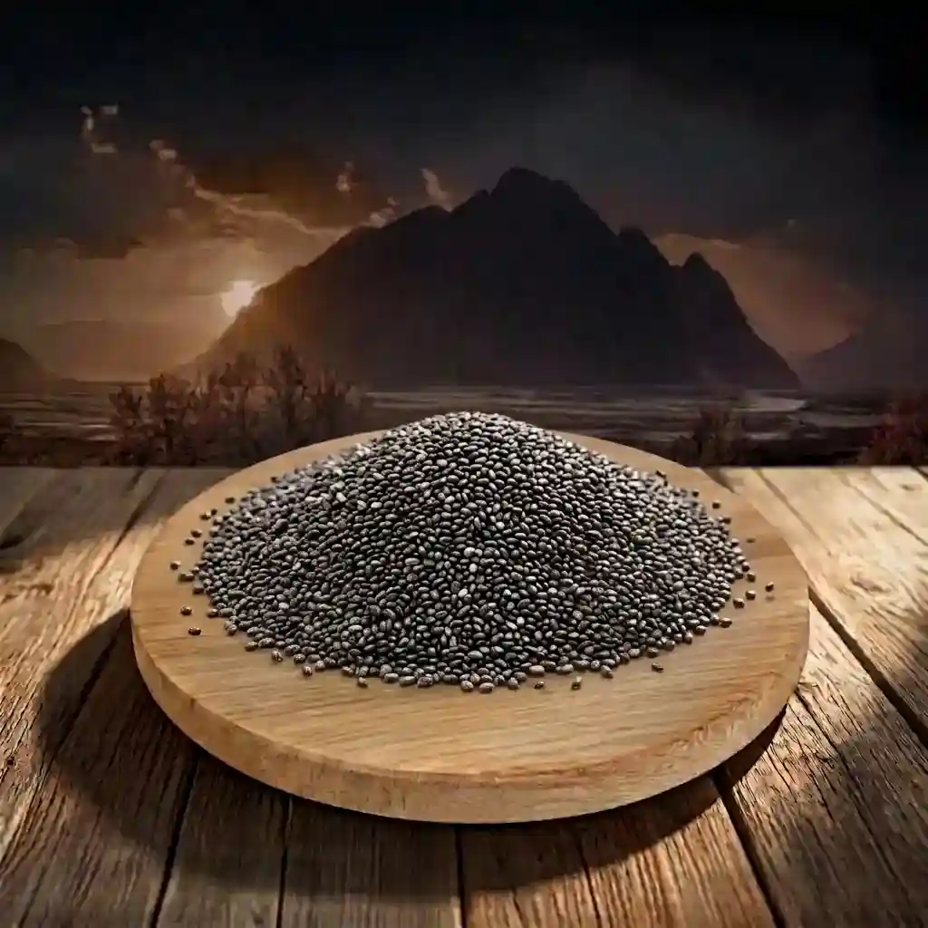 cha seeds on the table